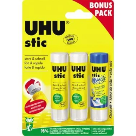 UHU® Klebestift stic nicht nachfüllbar 2 x 8,2 g/Pack.