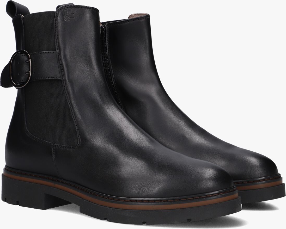 zwarte dl sport chelsea boots 6771