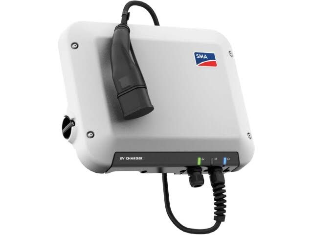 SMA EV Charger Ladestation 22 KW Typ 2, 5 M Ladekabel, für Elektrofahr