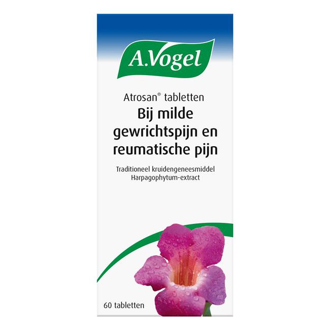 A.Vogel Atrosan bij Milde Gewrichtspijn en Reumatische Pijn Tabletten 60 stuks