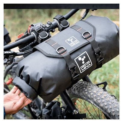 Sacoche de Guidon Geosmina Harness Roll Bag 15 L Noir   Harnais