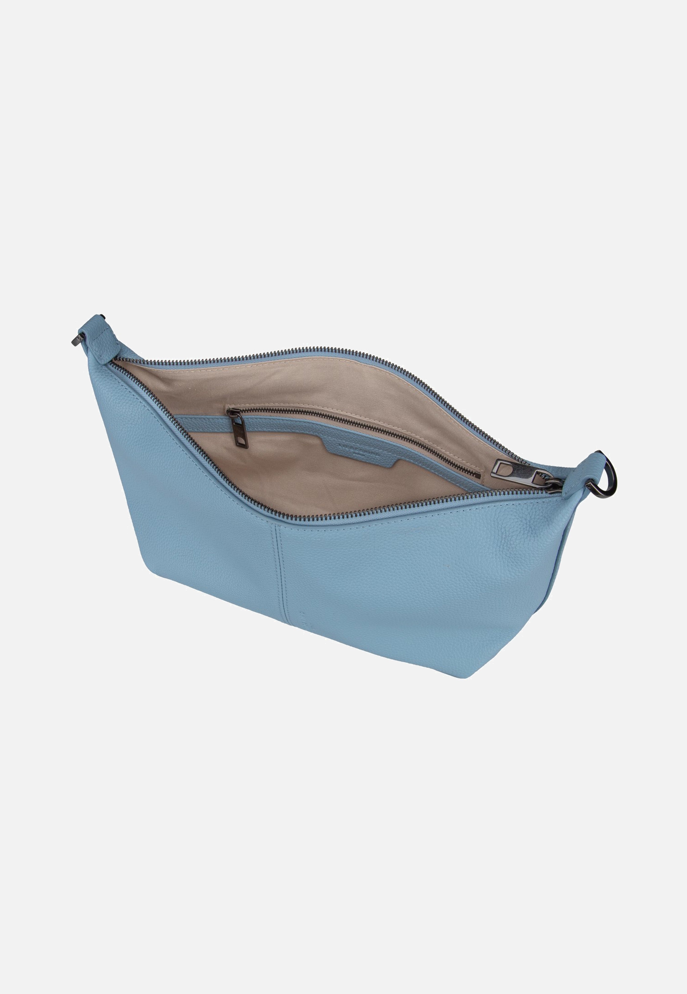 Paris Hobo S Small Pebble Blue Denim - Crossbody Bag