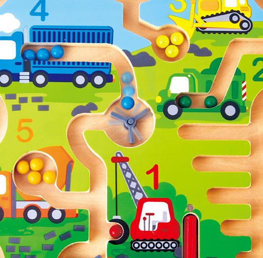 Hape Baufahrzeuge- Labyrinth