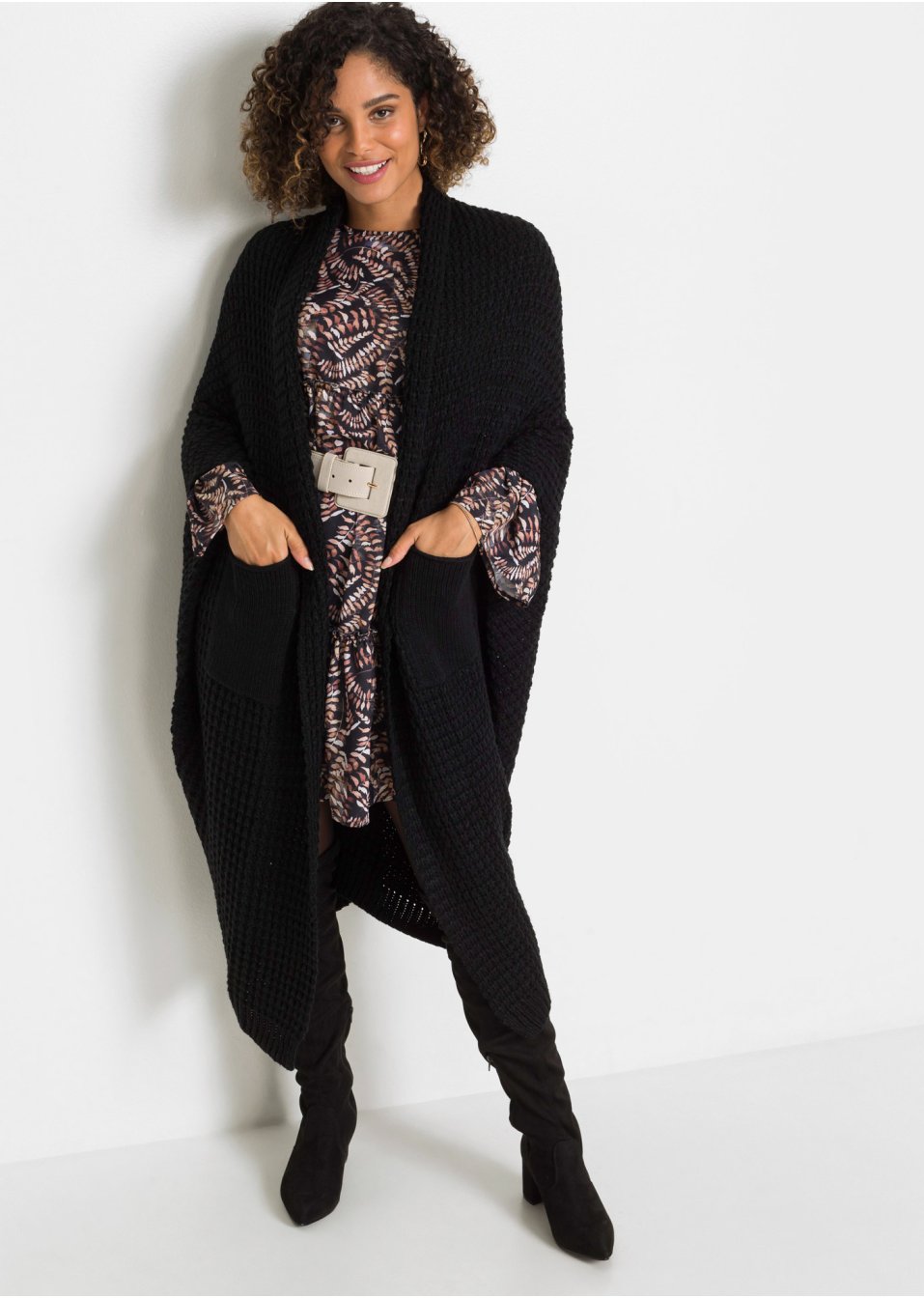 Gilet long en maille