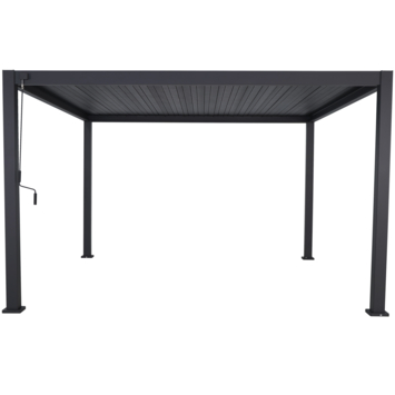 Pergola Deluxe Antraciet 3,6x4m
