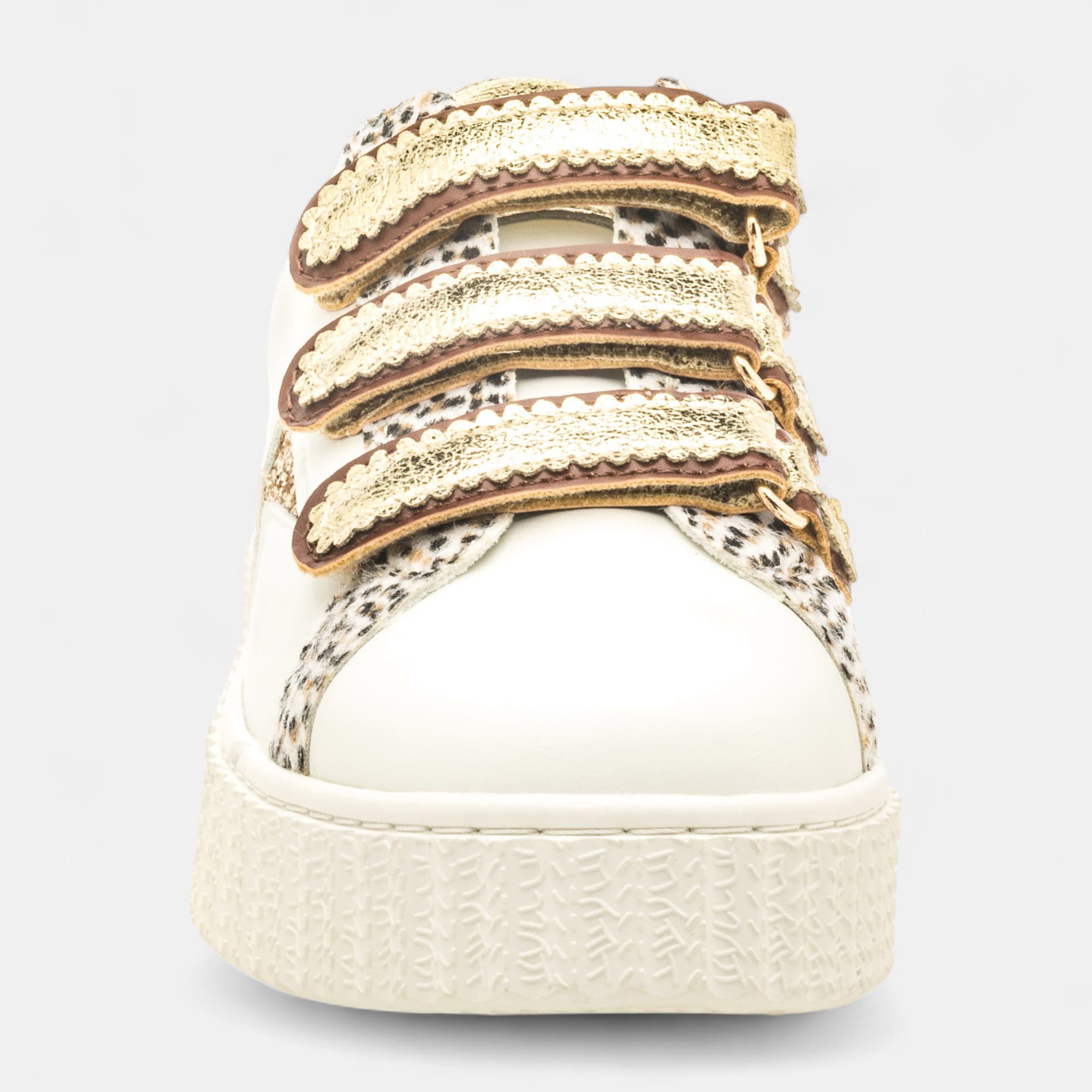 Baskets basses Femme or
