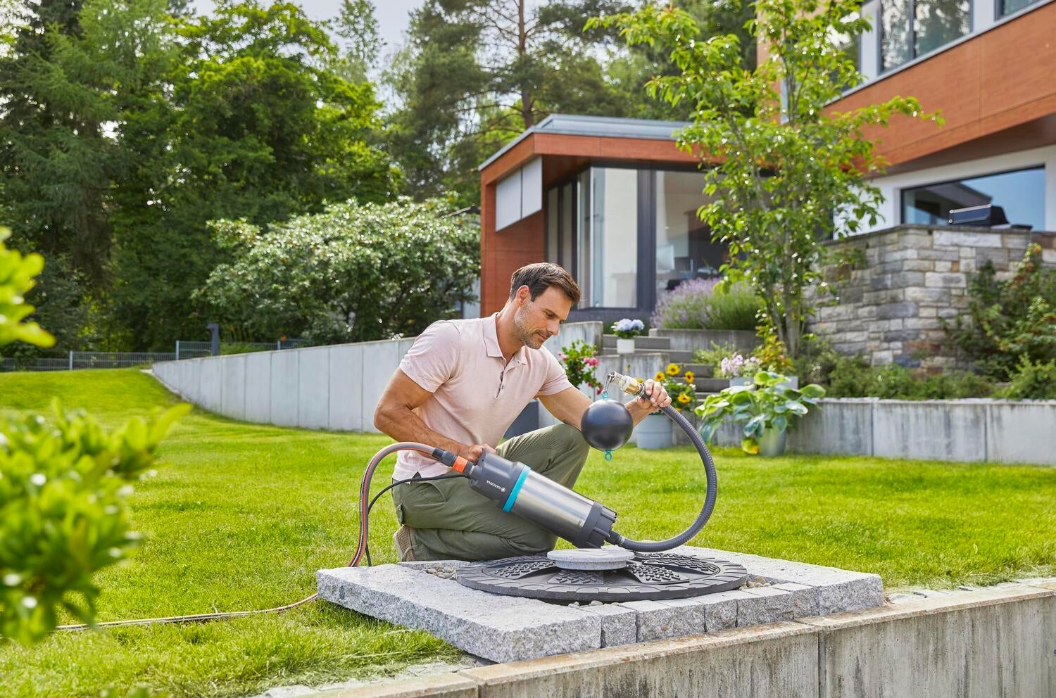 Gardena drijvend aanzuigfilter