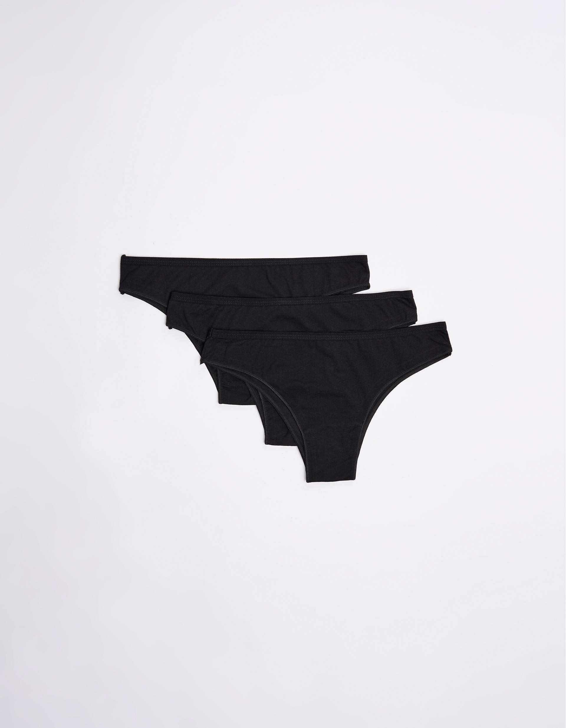 Pack 3 Cuecas, Mulher, Preto