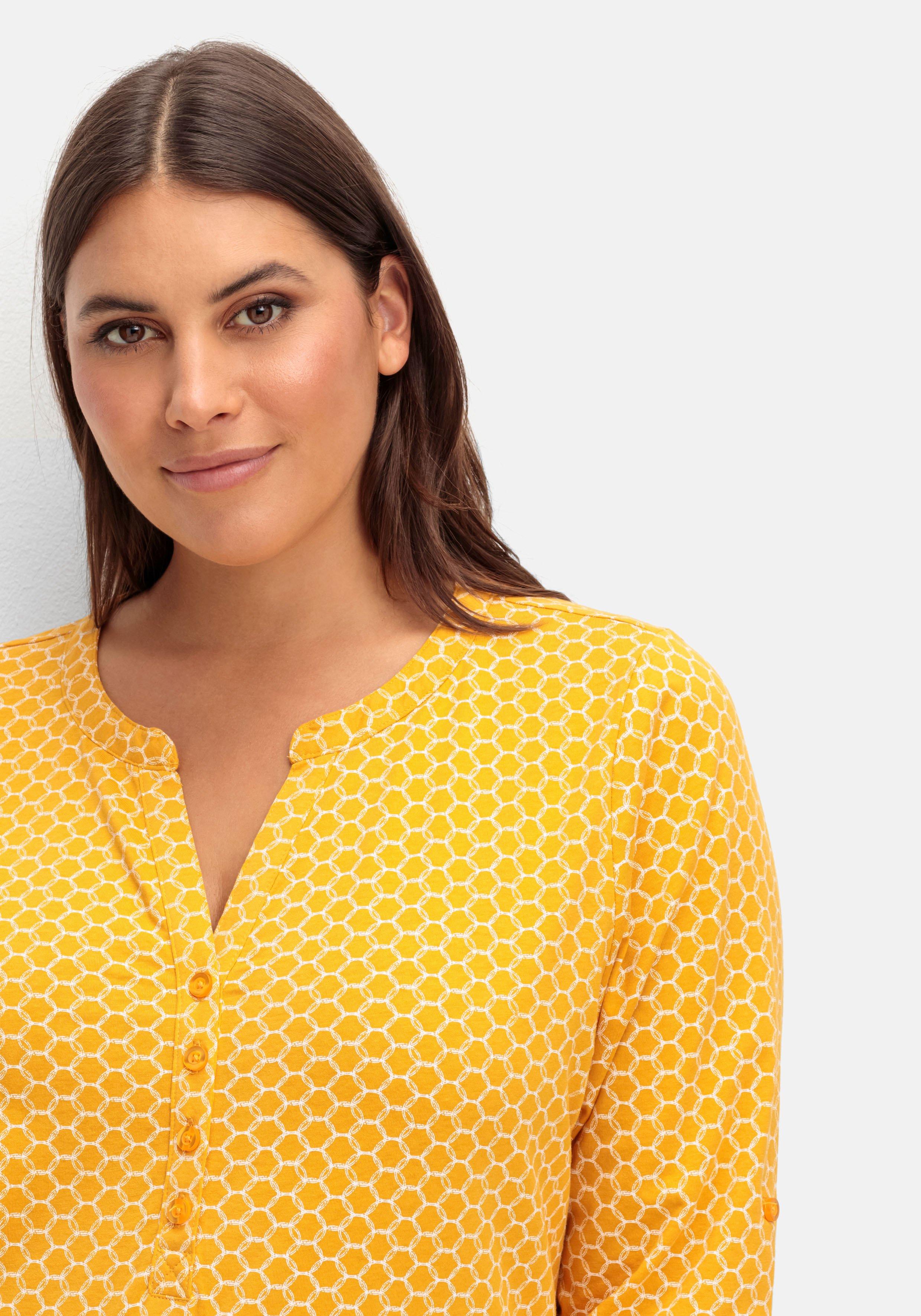 Shirt mit 3/4-Ärmeln und Grafikprint