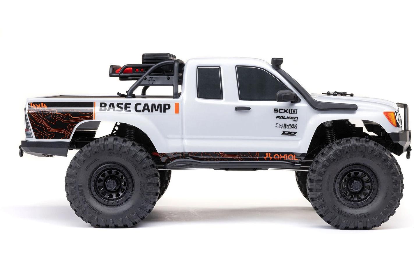 Scale Crawler SCX10 III Base Camp ARTR, Weiss<br>Rockcrawler Basis Ausführung mit Spektrum