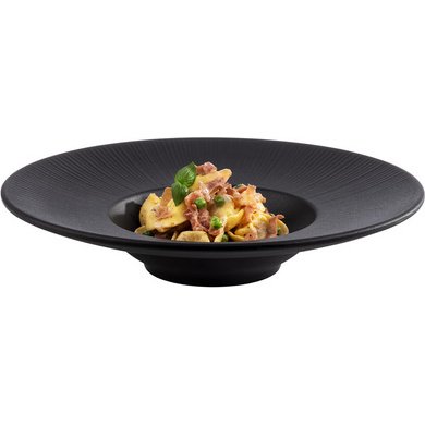 Assiette à pâtes NERO, diamètre: 290 mm, noir