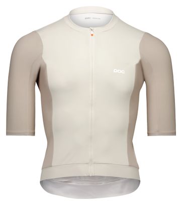 Maillot Manches Courtes Poc Cadence Blanc/Gris