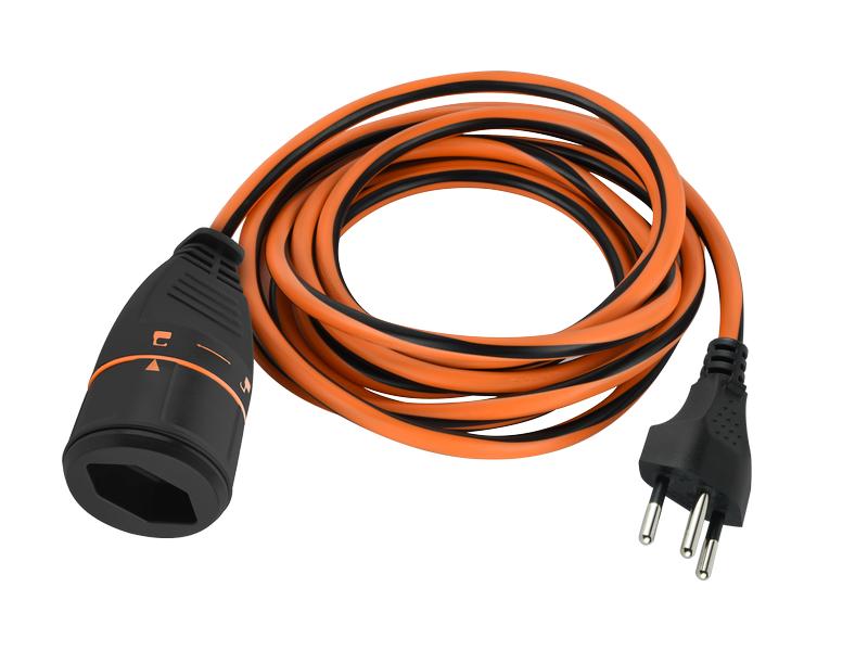 LOCKXTEND Verlängerungskabel 20 m Kabel mit LOCK-Kupplung T13 und Stecker T12 samt Lasche