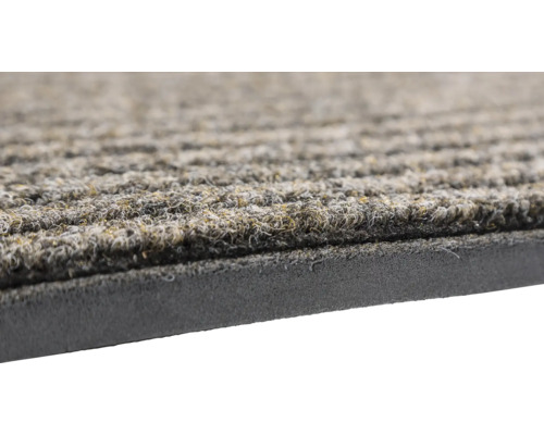 Geribbelde mat, beige, 0,6 cm dik, 100 cm breed (per meter verkocht)