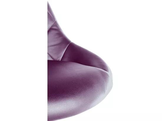 Chaise de bureau - Similicuir & Métal chromé - Lazio