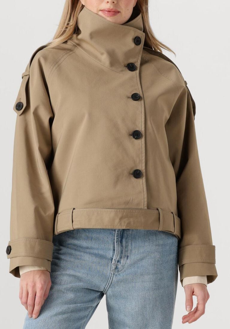 khaki second female trenchcoats toga jacket