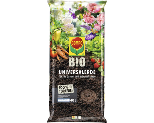 Universele grond COMPO BIO 40 L turfvrij