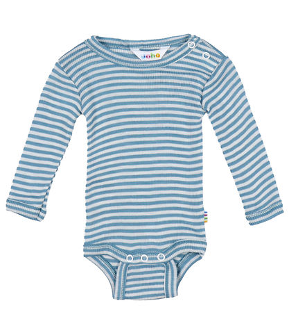 Joha Body l/ä - Rib - Wolle/Seide - Blau
