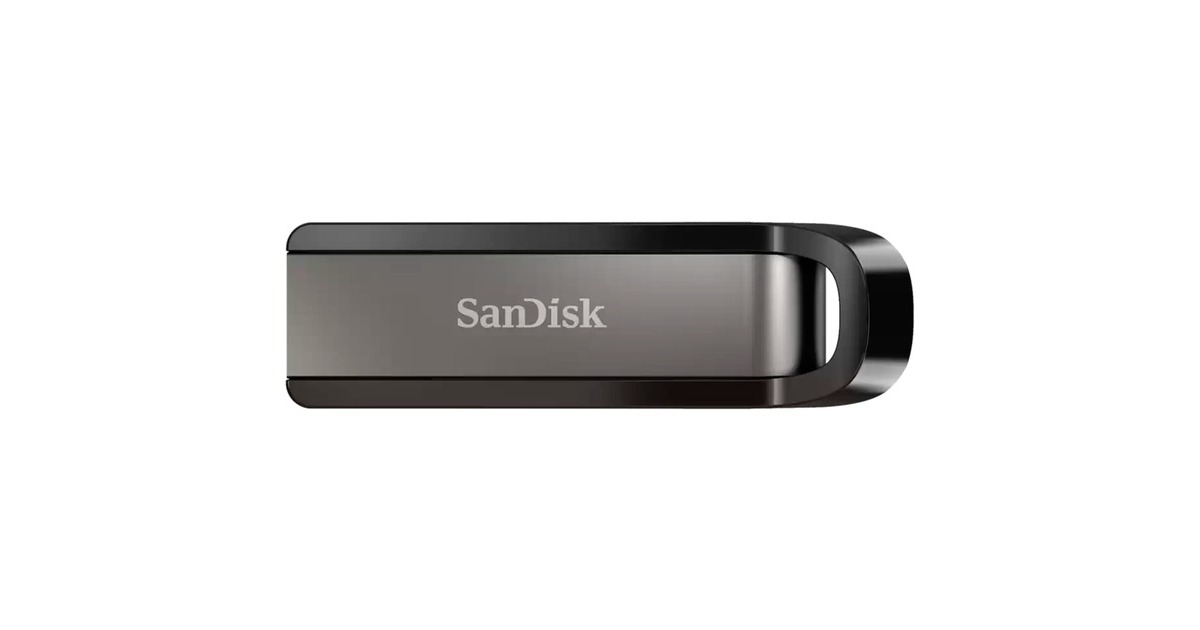 SanDiskExtreme Go 256 GB usb-stick  (Zilver/zwart, USB 3.2 Gen 1)