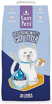 EasyPets Kattenbakvulling 20L - Absorberend Wit - Extra Geurcontrole - Hygiëne