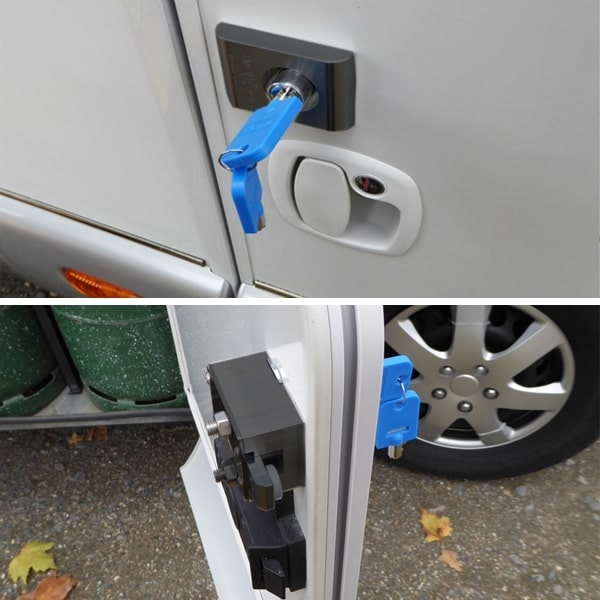 Lot de 4 verrous IMC spécial intégral Portes et coffres intégrés noirs