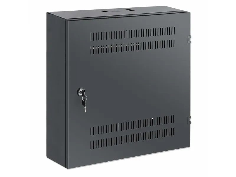 Intellinet 713689, Vægmonteret stativ, 2U/4U, 60 kg, Nøglelås, 8,5 kg, Sort