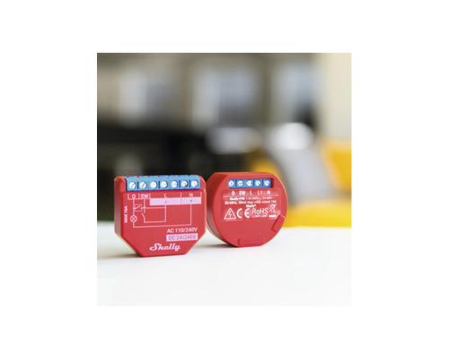 Shelly Plus 1PM verbeterde 1-kanaals wifi-switch - Compatibel met SMART HOME van hornbach