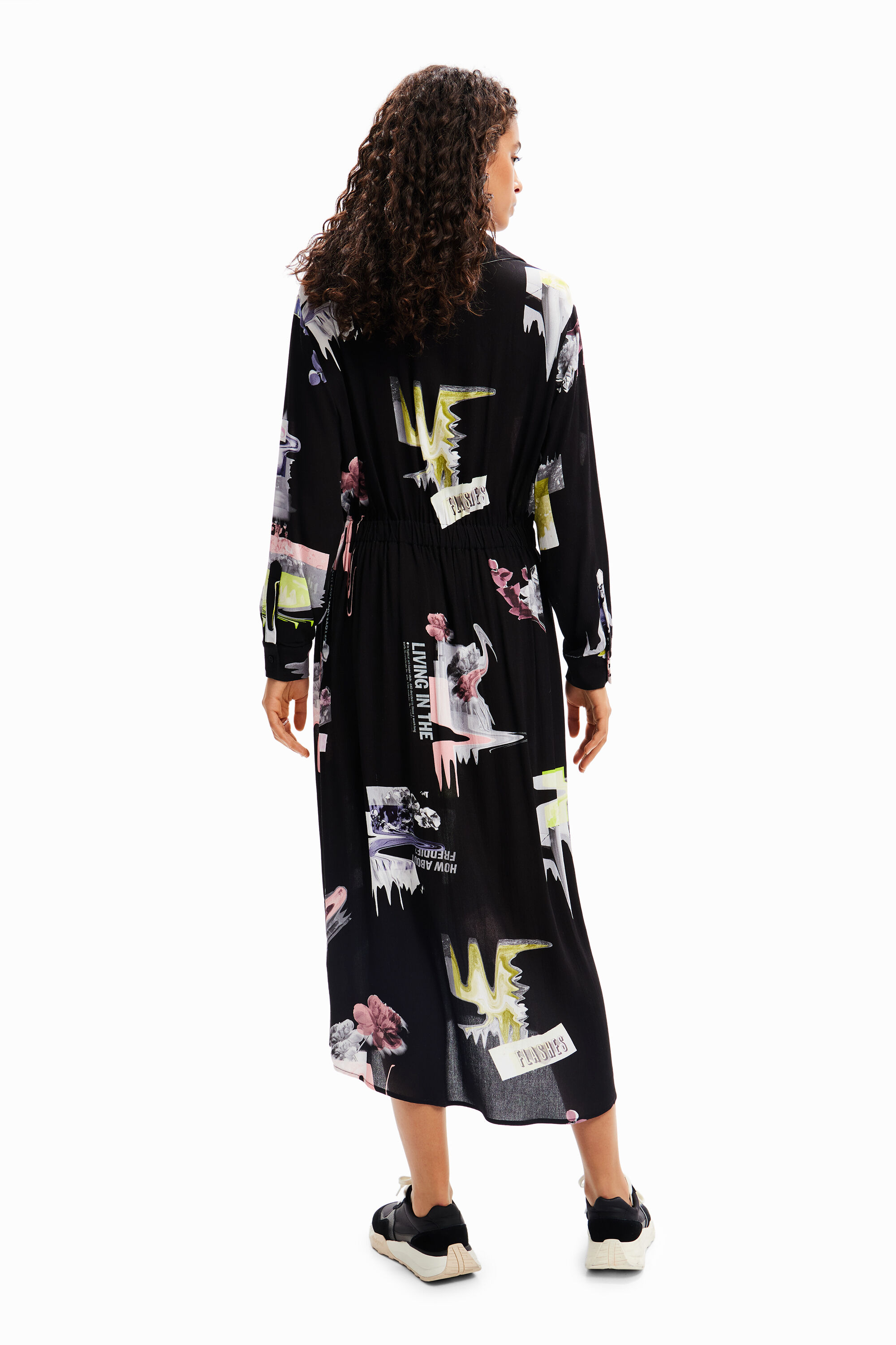 Robe chemise midi