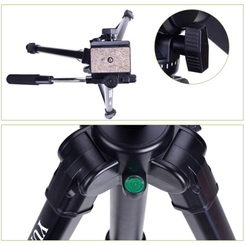 (165cm) Foto / Video Tripod Dreibein Stativ Halterung für DSLR Kamera / GoPro / Insta360   1/4