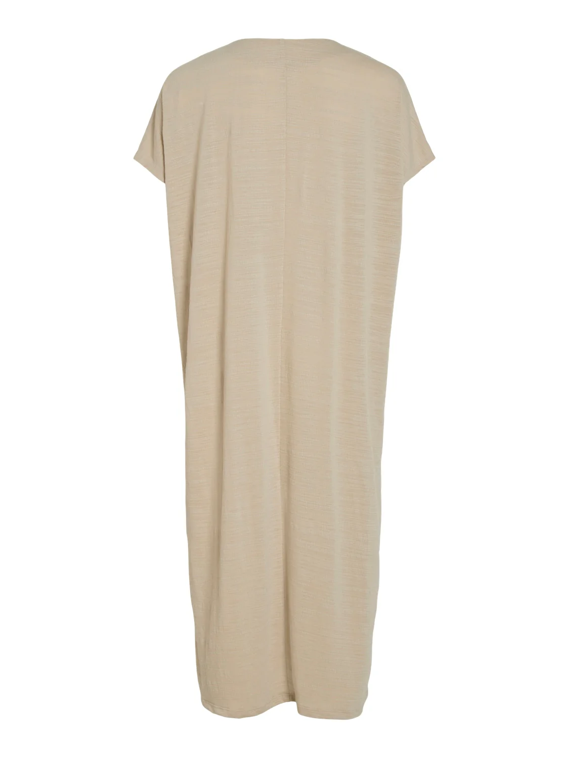 Vila  Vibrielle V-neck midi kjole - Feather Gray