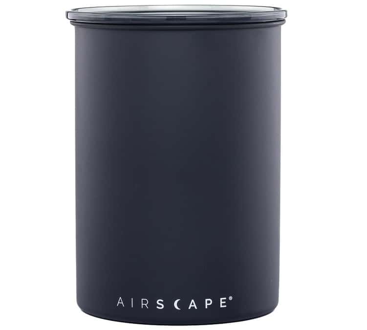 Boîte de conservation métal noir mat 500g - Airscape
