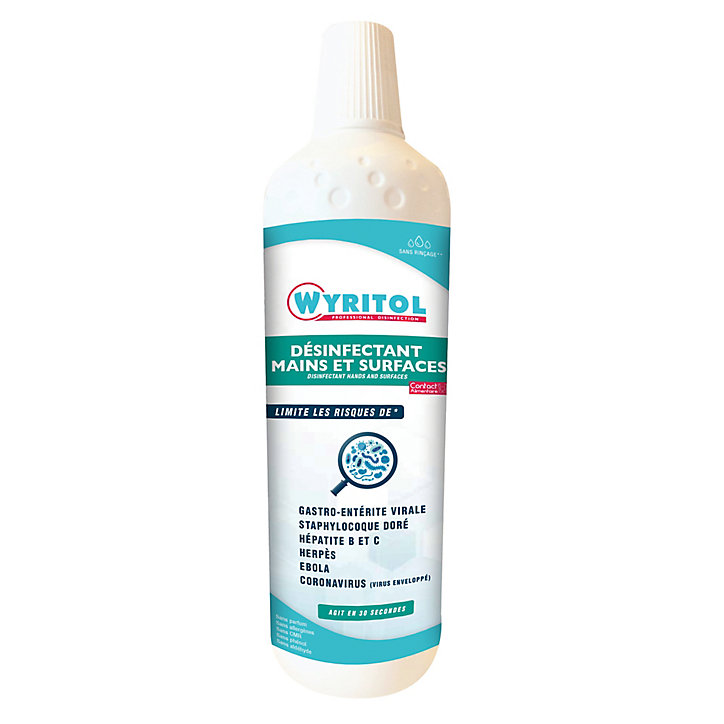 Désinfectant mains et surface Wyritol 1L
