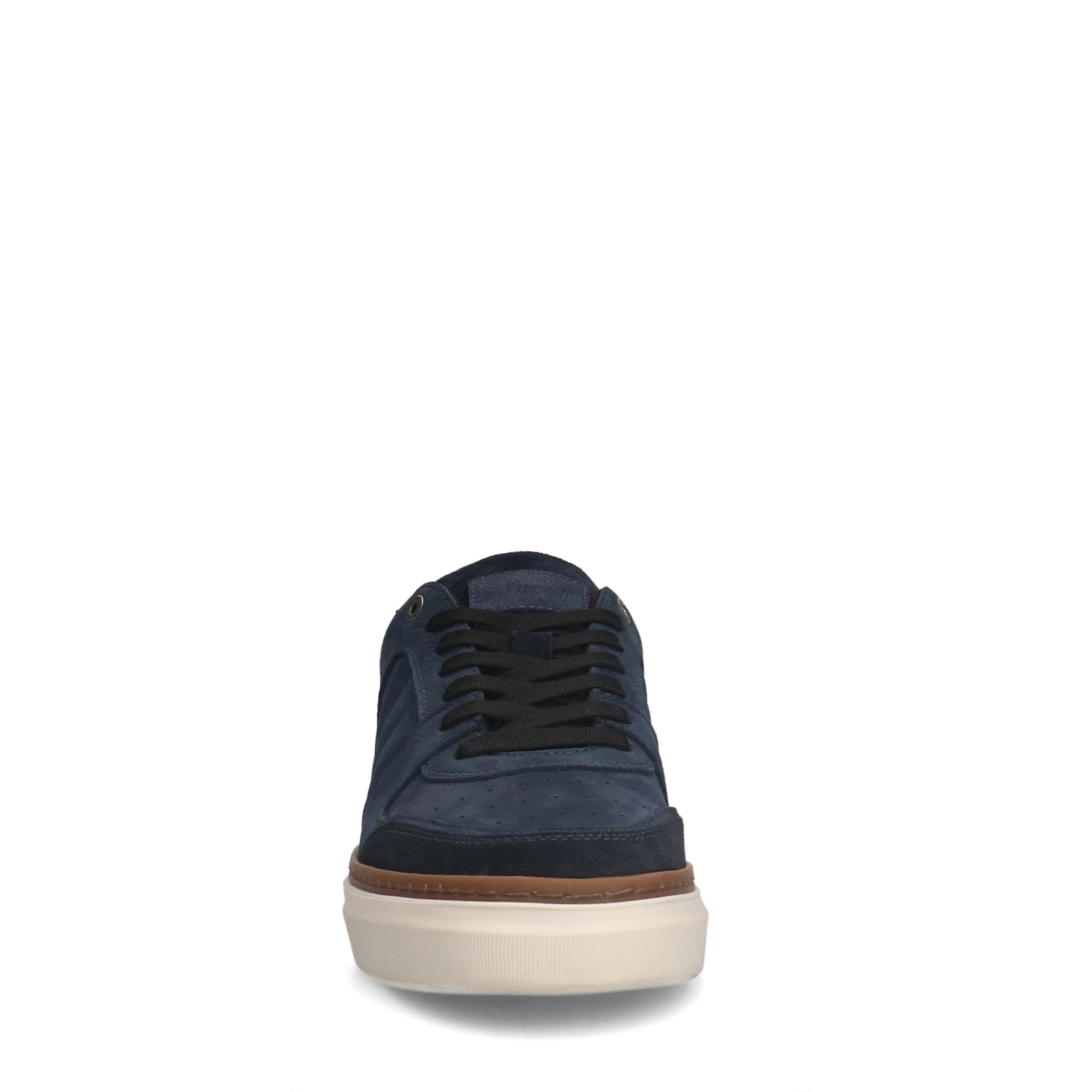 Blauwe nubuck sneakers