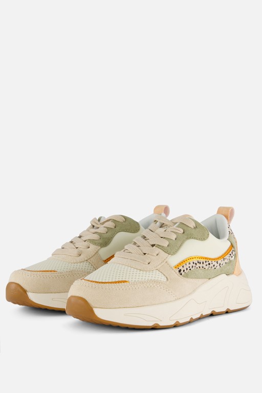 Ann Rocks Sneakers wit Synthetisch