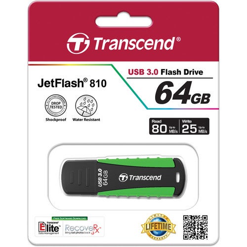 Transcend 64GB JetFlash 810 shockproof USB-stick 3.0