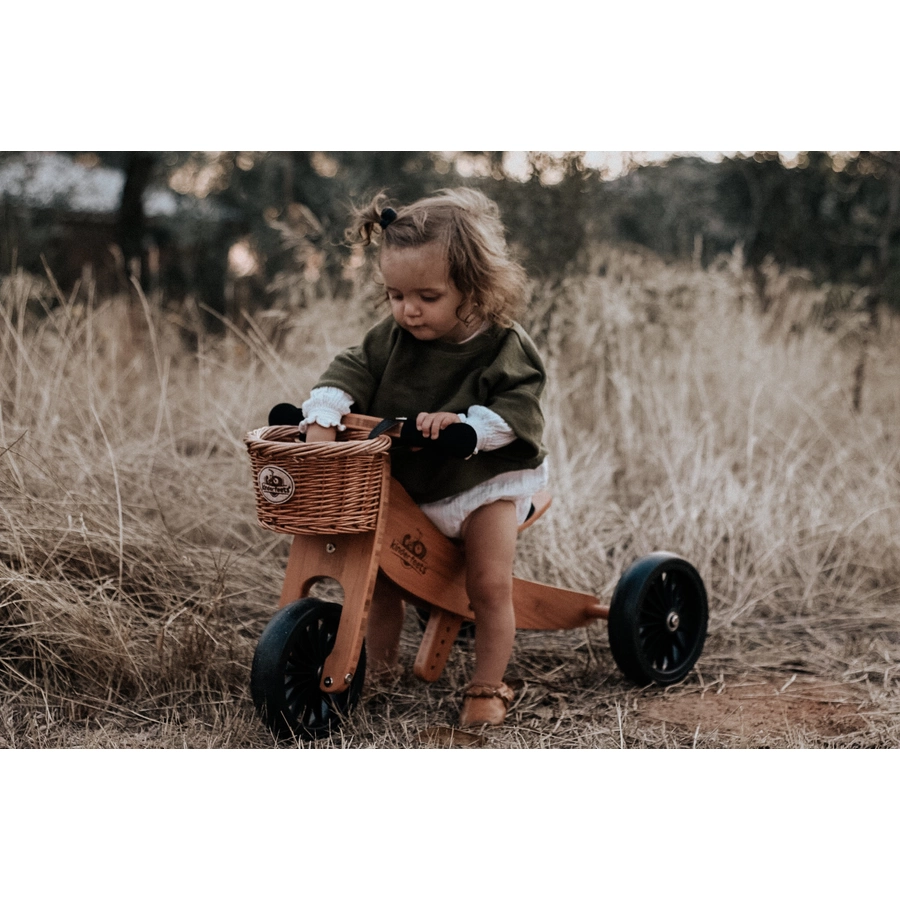 Kinderfeets® 2-in-1 Dreirad Tiny Tot Plus Bambus