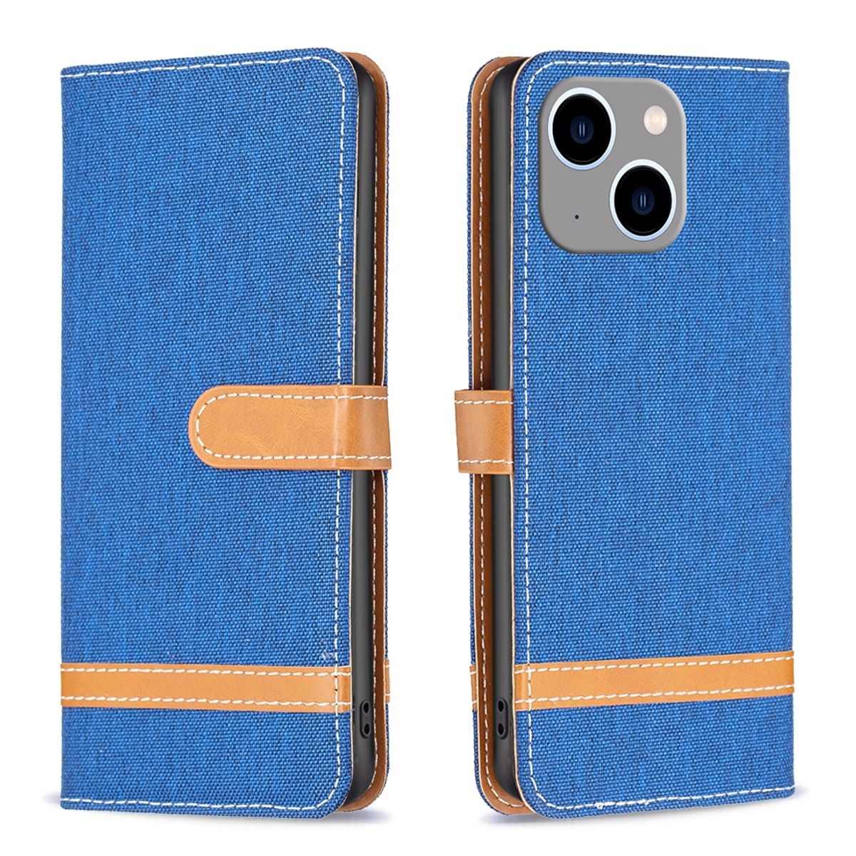 Hülle Handy Schutz für Apple iPhone 15 Plus Case Cover Wallet Klapp Tasche Etuis