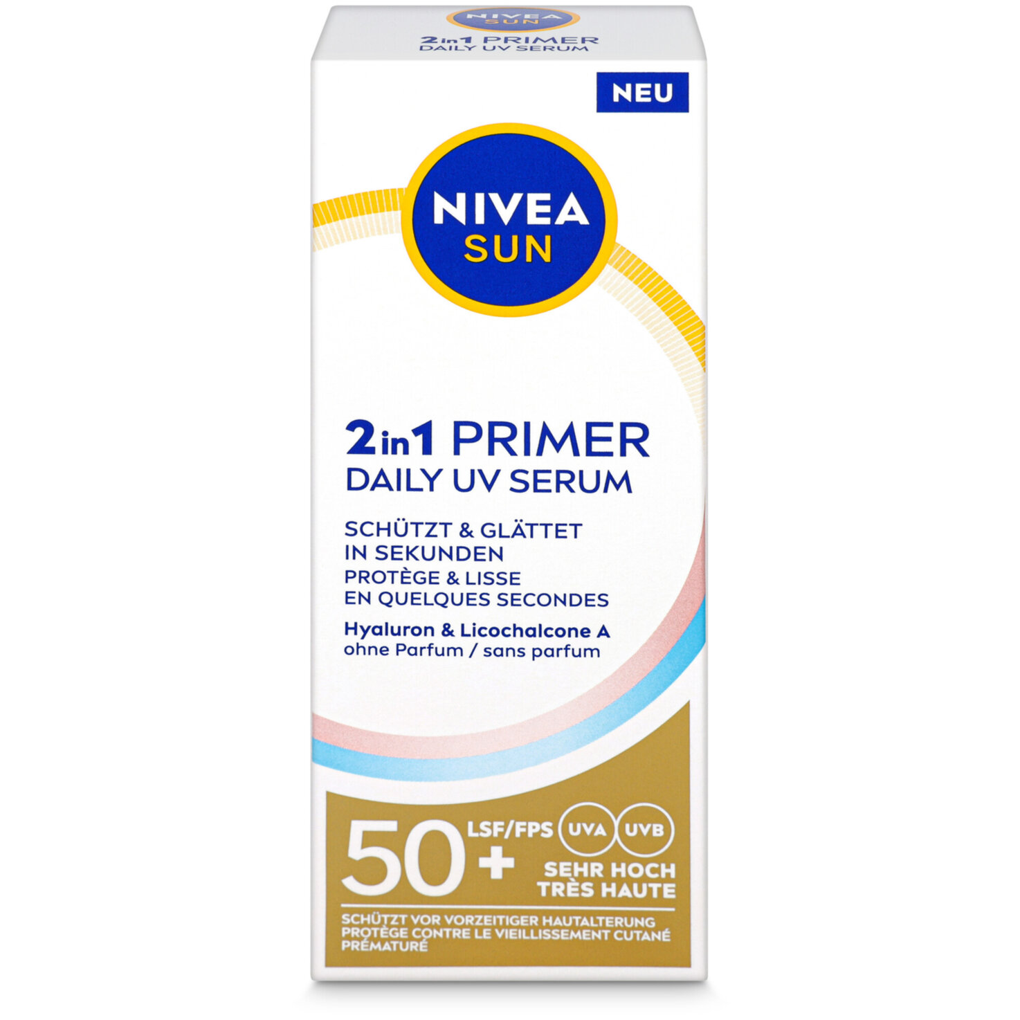 Nivea UV Face 2in1 Primer Daily UV Serum LSF 50+