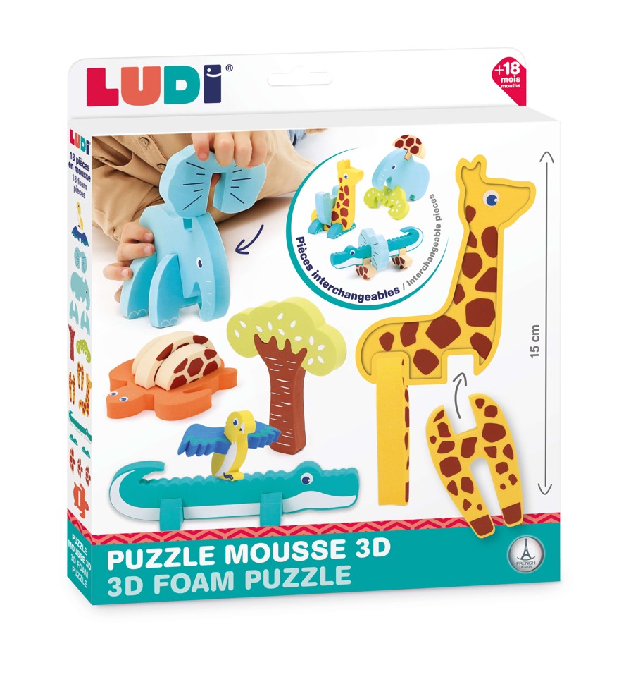 Ludi - 3D Skumpuslespil - (LU30084)