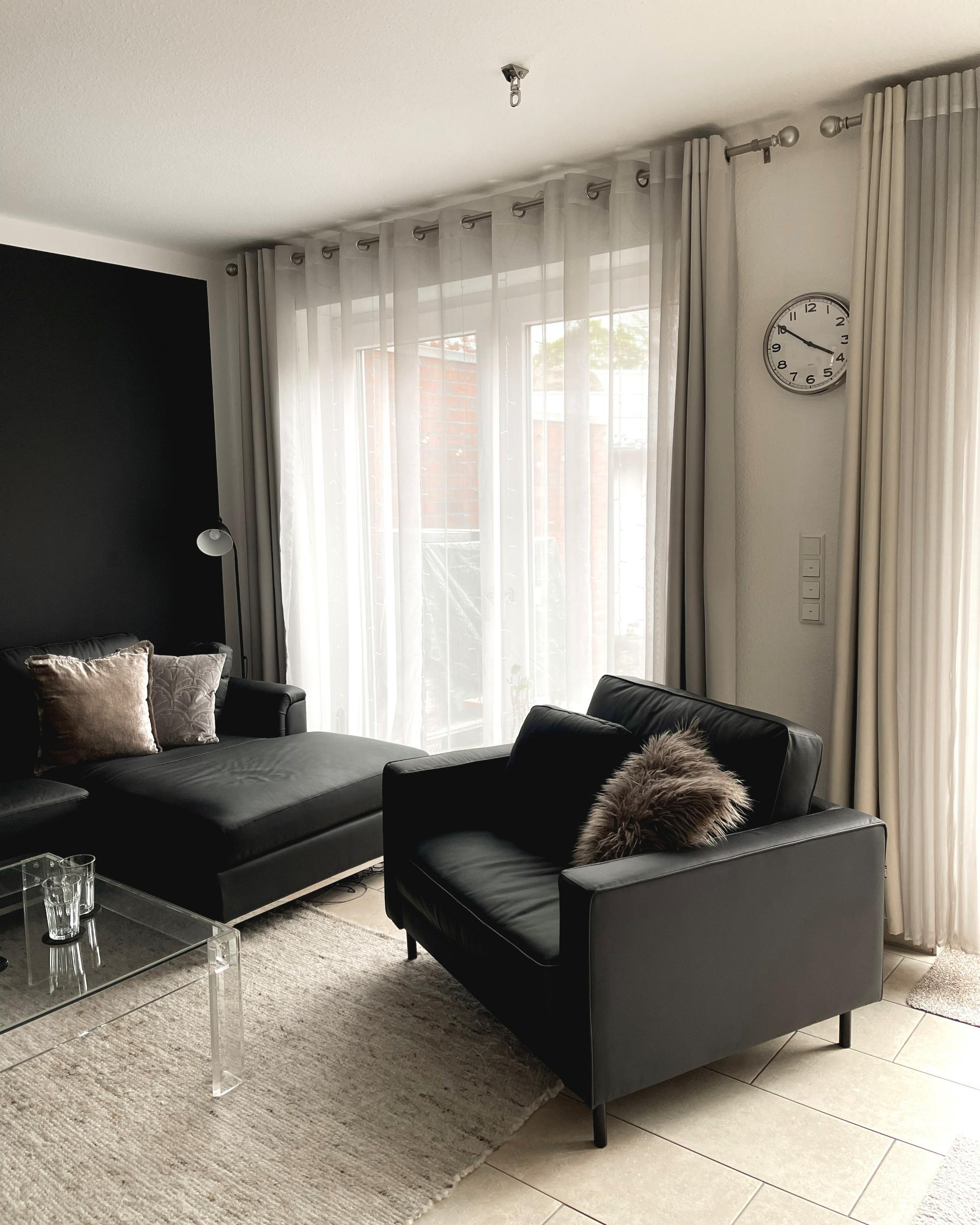 Fauteuil SAVALEN Leer Zwart