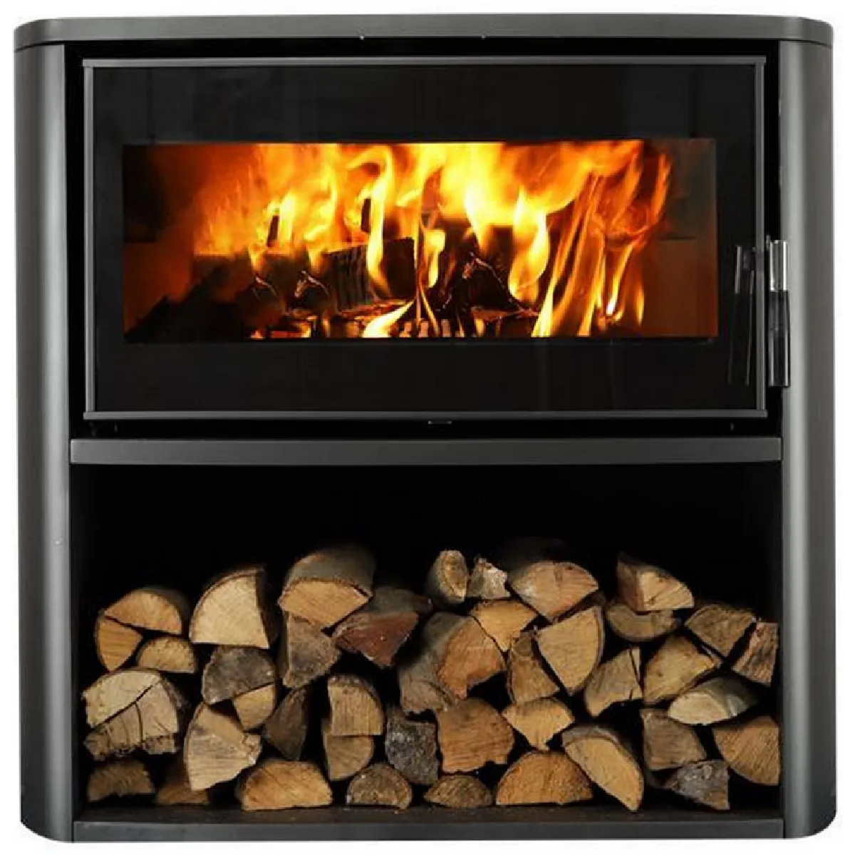 Poêle à bois 7.7kw noir - fr9010570b - SUPRA