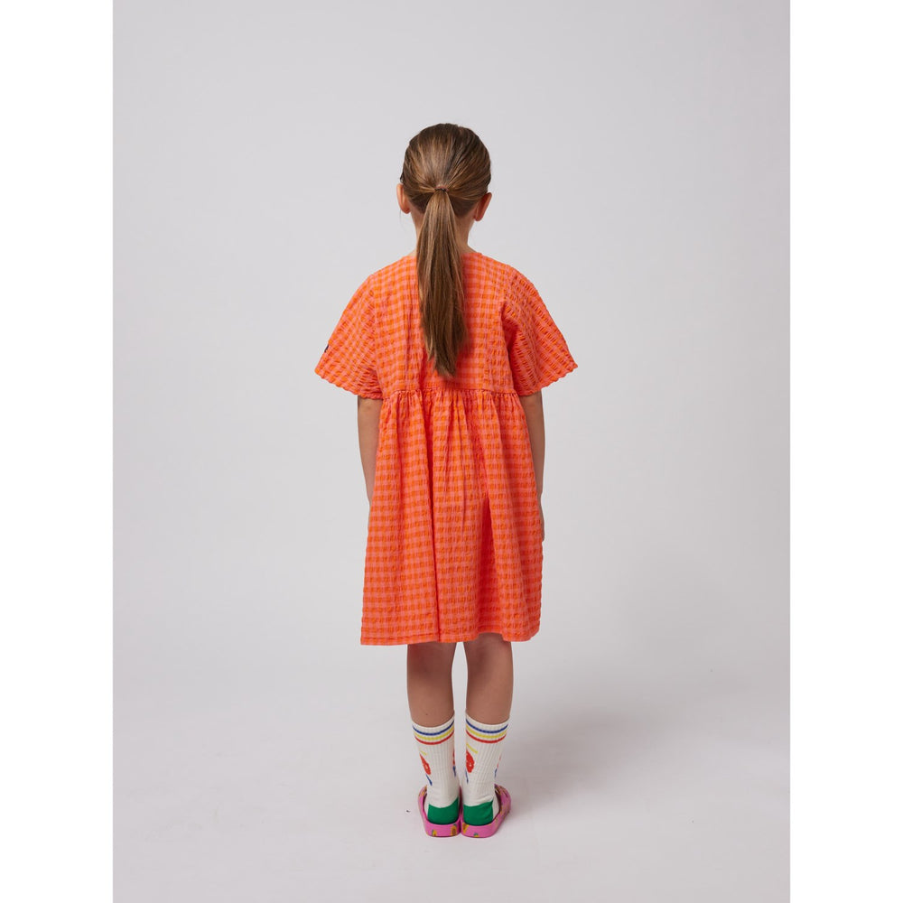Køb Bobo Choses Fuchsia Vichy Woven Kjole