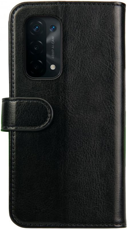 Rosso - Element - Hoesje - Zwart - Book Cover Wallet voor Oppo A74 5G