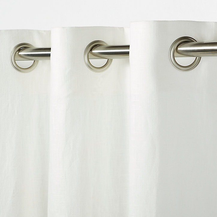 Rideau GoodHome Dellys blanc 130 x 260 cm