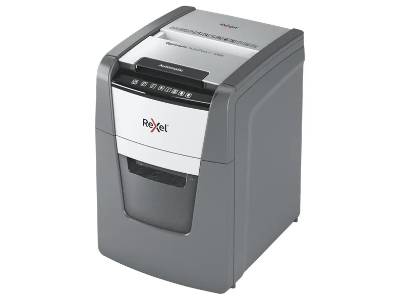 Makulator Rexel Optimum AutoFeed  100X krydsmakulering 4x28 mm (P-4)