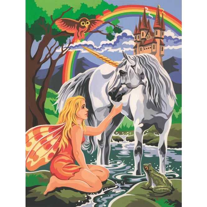 Malen nach Zahlen Einhorn