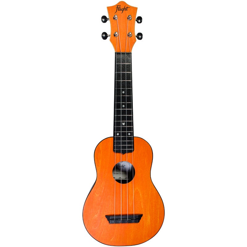 Flight Travel Series TUS35 Orange sopraan ukelele met gigbag