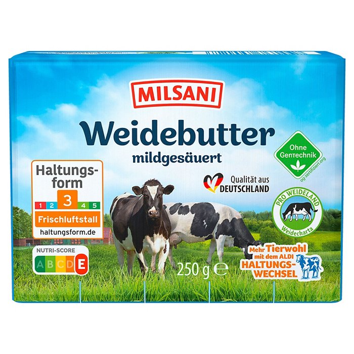 MILSANI Weidebutter 250 g