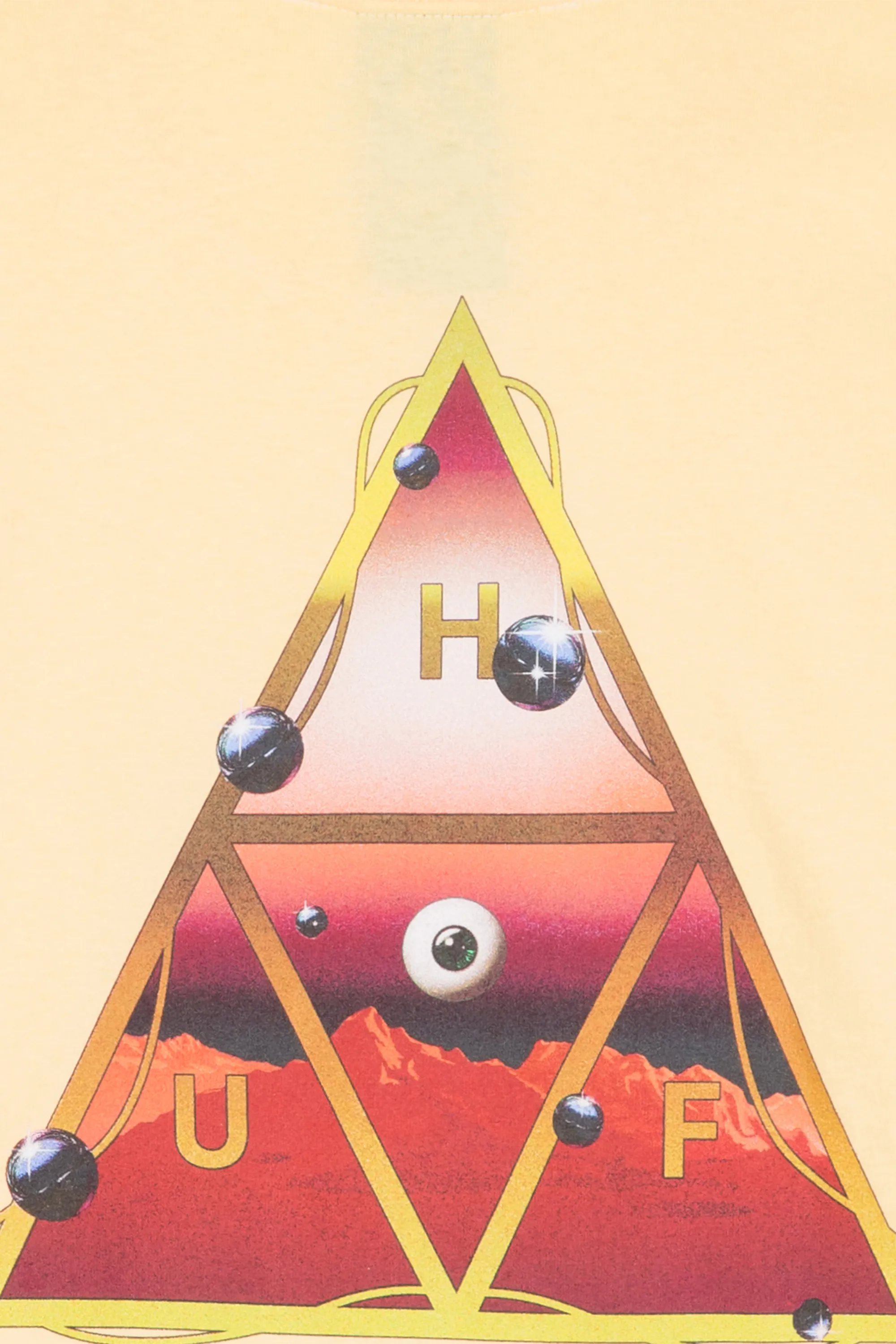 HUF T-shirt ALTERED STATE TT Jaune