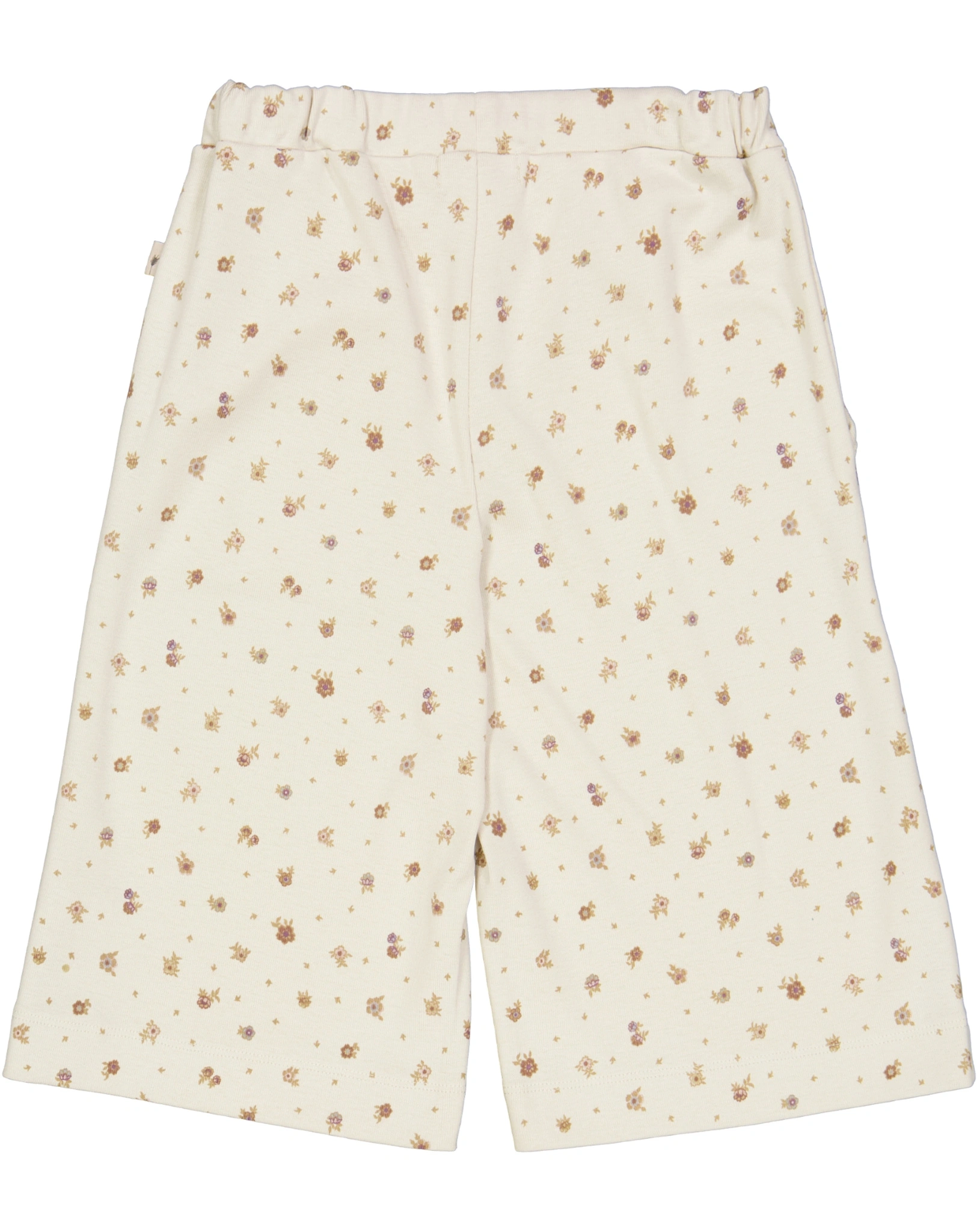 Hose MAJSA CROPPED in chalk flowers